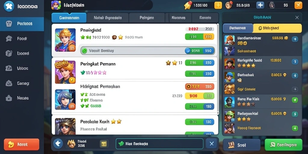 Gameplay yang seru dan kompetitif.