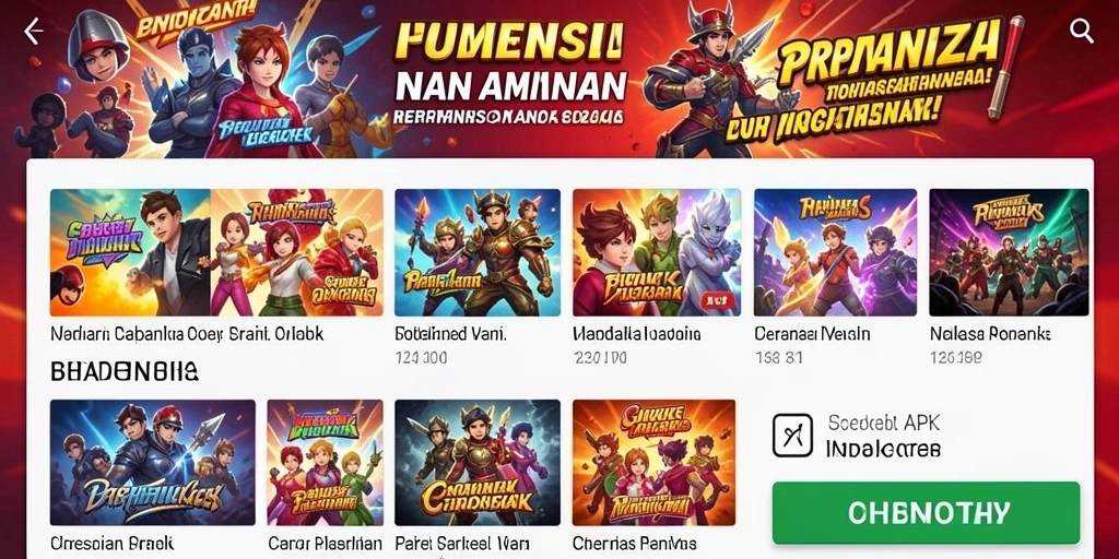 Grafis permainan yang memukau dan interaktif.
