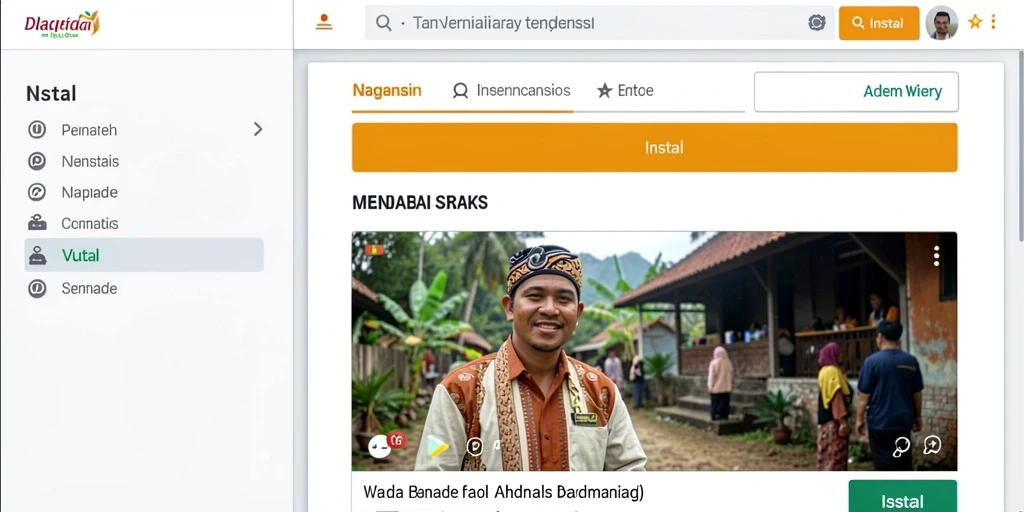 Antarmuka pengguna yang sederhana dan mudah digunakan.
