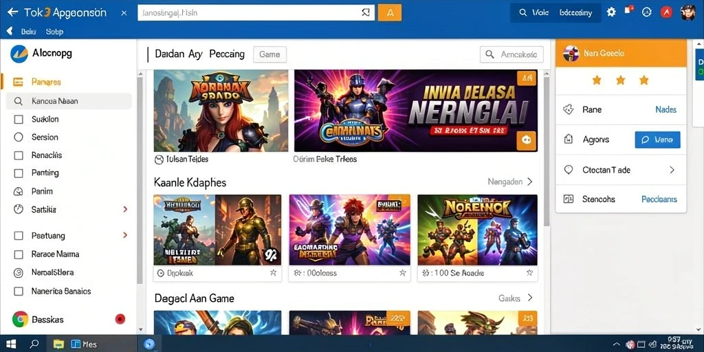 Tampilan antarmuka pengguna yang ramah dan intuitif.